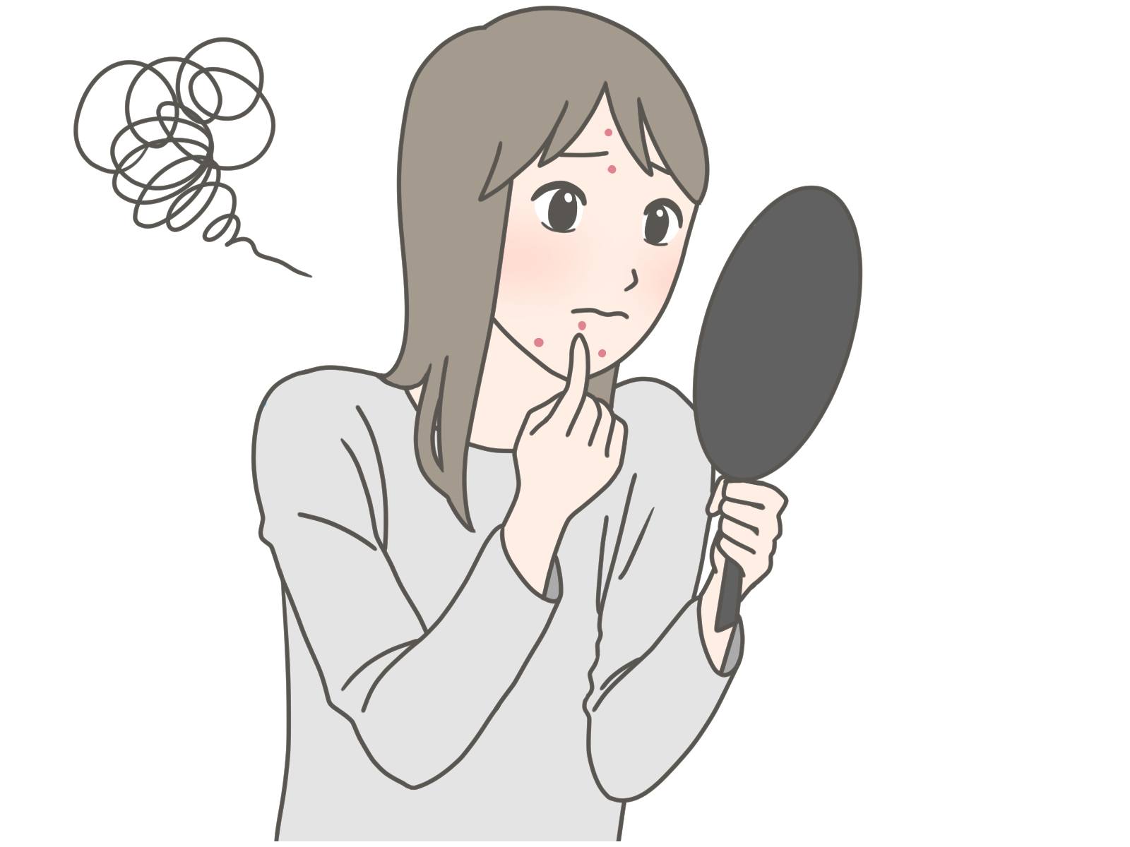 肌荒れとにきび